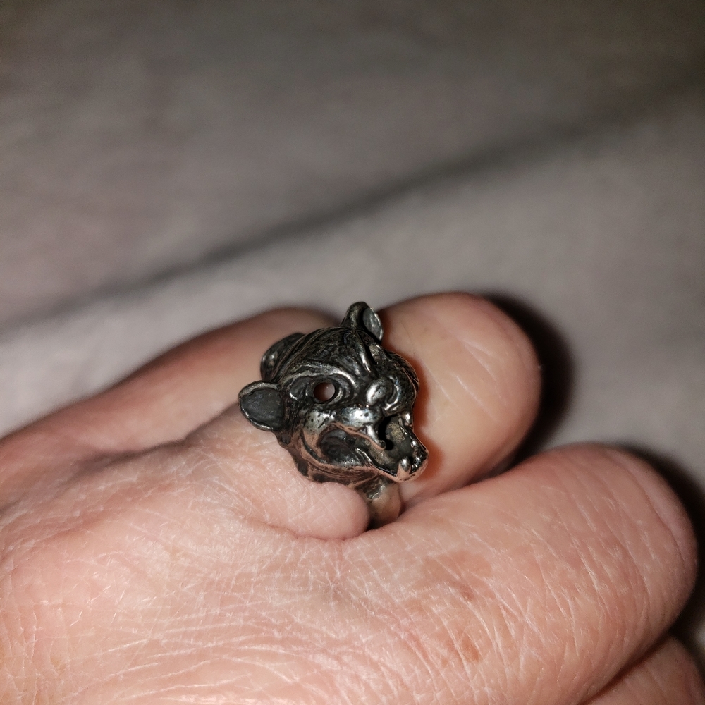 SS lion ring - Picture 4 of 7